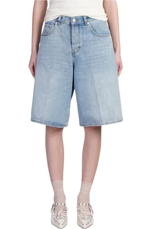haikure Mujer, Pantalones cortos, Azul, Talla: W28