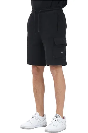 Calvin Klein Hombre, Pantalones cortos, Negro, Talla: L