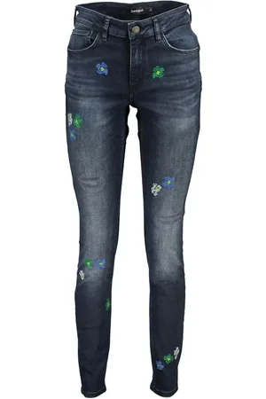 Desigual Mujer, Vaqueros, Azul, Talla: XL