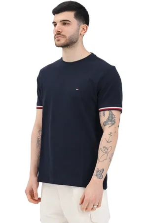 Tommy Hilfiger Hombre, Camisetas, Azul, Talla: M