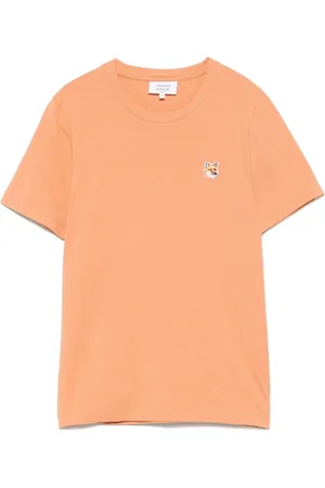 Maison Kitsuné Mujer, Camisetas, Naranja, Talla: S