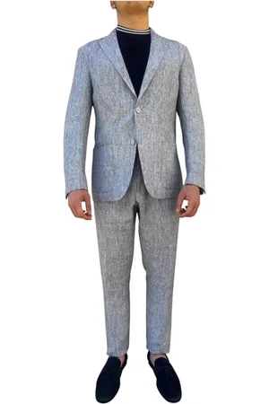 ELEVENTY Hombre, Trajes, Azul, Talla: L