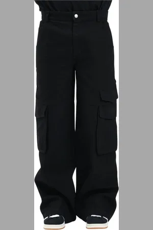 GCDS Hombre, Vaqueros, Negro, Talla: L
