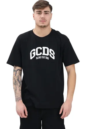 GCDS Hombre, Camisetas, Negro, Talla: XL