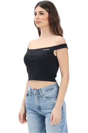 Calvin Klein Mujer, Camisetas, Negro, Talla: XS
