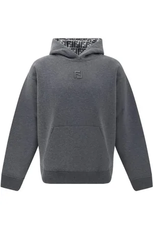 Fendi Hombre, Sudaderas, Gris, Talla: L