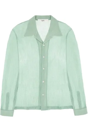 Séfr Hombre, Camisas, Verde, Talla: S