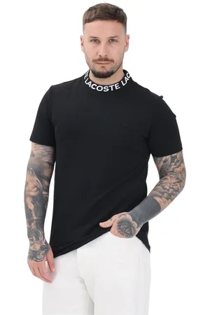 Lacoste Hombre, Camisetas, Negro, Talla: M