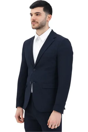 SELECTED Hombre, Chaquetas, Azul, Talla: 3XL