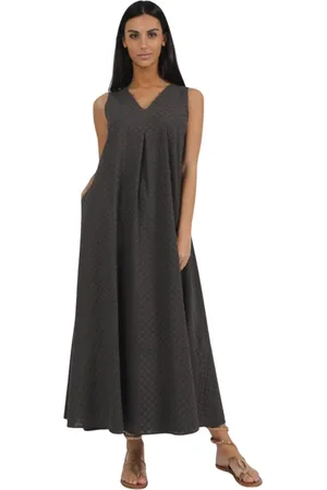 caliban Mujer, Vestidos, Marrón, Talla: S