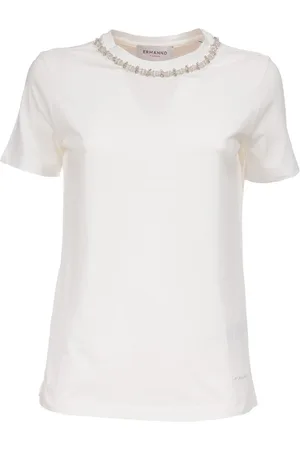 ERMANNO SCERVINO Mujer, Camisetas, Blanco, Talla: XS