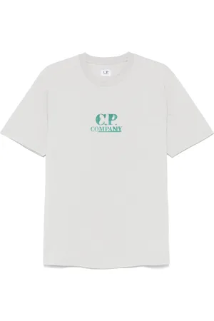 C.P. Company Hombre, Camisetas, Gris, Talla: L