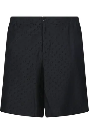 OFF-WHITE Hombre, Pantalones cortos, Negro, Talla: L