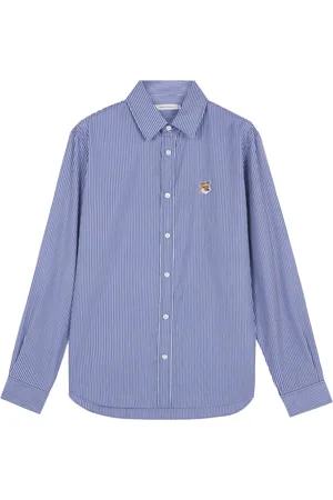 Maison Kitsuné Hombre, Camisas, Azul, Talla: M