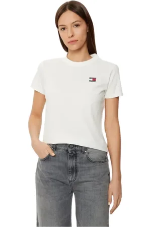 Tommy Hilfiger Mujer, Camisetas, Blanco, Talla: L