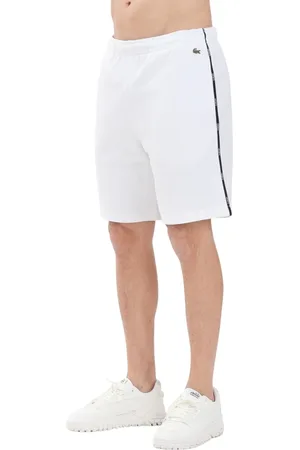 Lacoste Hombre, Pantalones cortos, Blanco, Talla: L