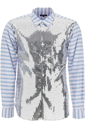 Comme des Garçons Hombre, Camisas, Gris, Talla: L