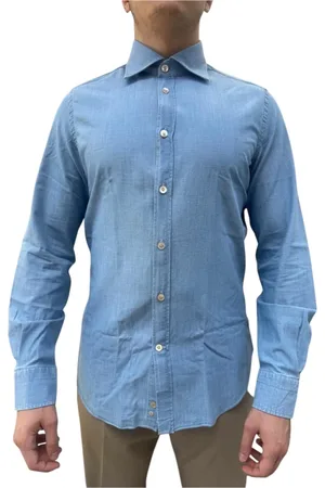 ELEVENTY Hombre, Camisas, Azul, Talla: XL