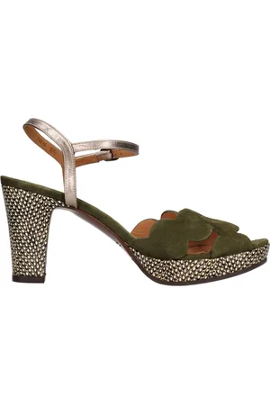 Chie Mihara Mujer, Zapatos, Verde, Talla: 39 EU