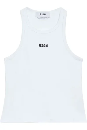 Msgm Mujer, Camisetas, Blanco, Talla: L