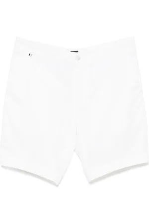 HUGO BOSS Hombre, Pantalones cortos, Blanco, Talla: XL