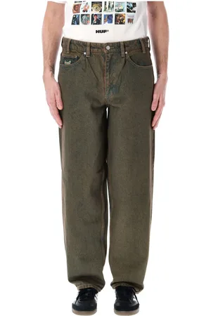 Huf Hombre, Vaqueros, Verde, Talla: W30