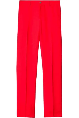 Burberry Mujer, Pantalones, Rojo, Talla: S