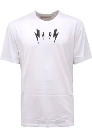 Neil Barrett Hombre, Camisetas, Blanco, Talla: M