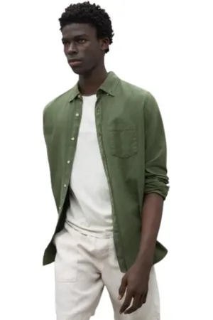 ECOALF Hombre, Camisas, Verde, Talla: M