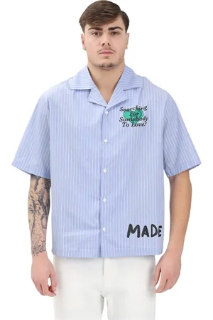 BARROW Hombre, Camisas, Azul, Talla: M