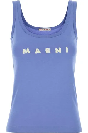 Marni Mujer, Camisetas, Azul, Talla: S