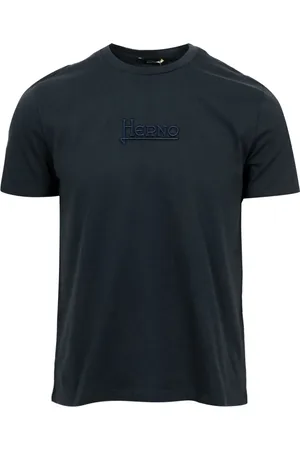 HERNO Hombre, Camisetas, Azul, Talla: 2XL