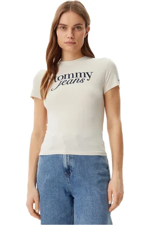 Tommy Hilfiger Mujer, Camisetas, Blanco, Talla: L