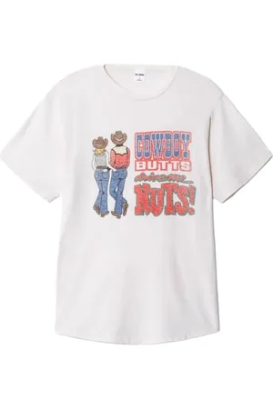 RE/DONE Mujer, Camisetas, Blanco, Talla: XS