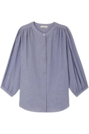 Sessun Mujer, Blusas y Camisas, Azul, Talla: L