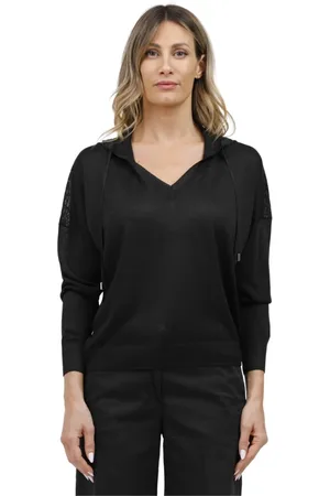 Gran Sasso Mujer, Sudaderas, Negro, Talla: S