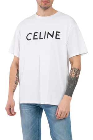Céline Hombre, Camisetas, Blanco, Talla: L