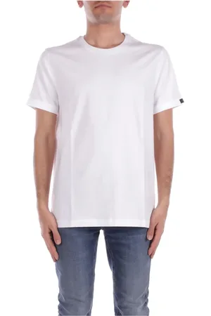FAY Hombre, Camisetas, Blanco, Talla: M