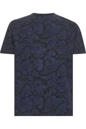 Etro Hombre, Camisetas, Azul, Talla: M