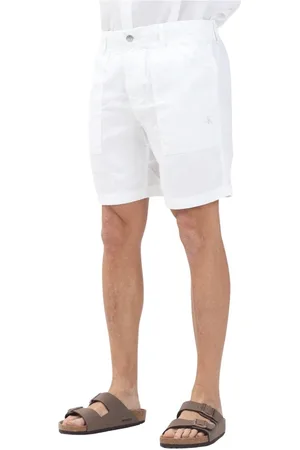 Calvin Klein Hombre, Pantalones cortos, Blanco, Talla: W33