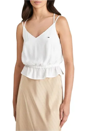 Tommy Hilfiger Mujer, Camisetas, Blanco, Talla: XS