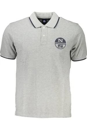 North Sails Hombre, Camisetas, Gris, Talla: S
