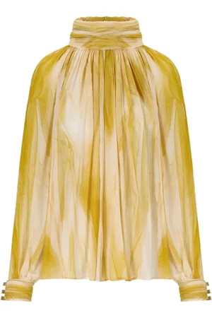 Elisabetta Franchi Mujer, Blusas y Camisas, Amarillo, Talla: M