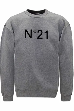 Nº21 Hombre, Sudaderas, Gris, Talla: L