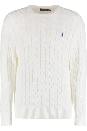 Ralph Lauren Hombre, Jerseys, Blanco, Talla: L