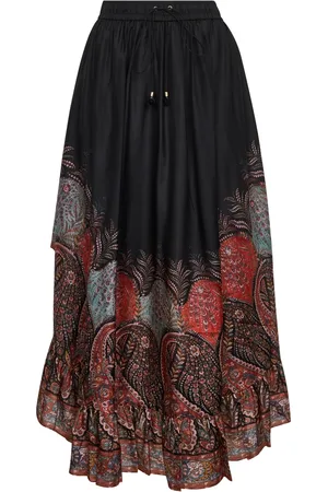 ZIMMERMANN Mujer, Faldas, Negro, Talla: L