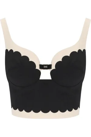 Elisabetta Franchi Mujer, Camisetas, Negro, Talla: XS