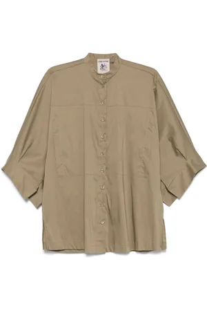 SEMICOUTURE Mujer, Blusas y Camisas, Marrón, Talla: 2XS