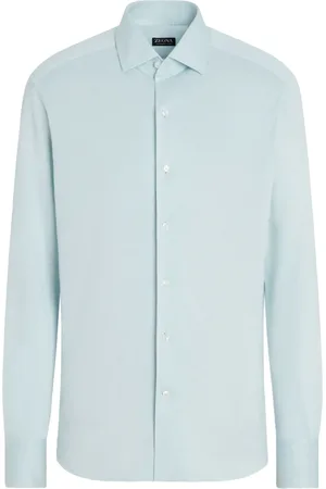 Ermenegildo Zegna Hombre, Camisas, Azul, Talla: L
