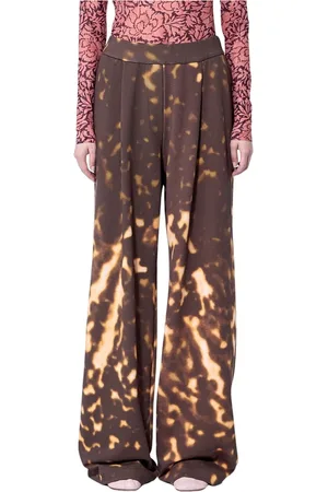 DRIES VAN NOTEN Mujer, Pantalones, Marrón, Talla: L